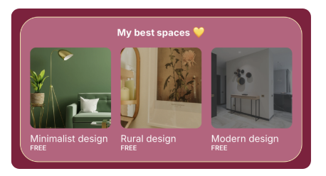 Example of digital products within the Dooyu platform.