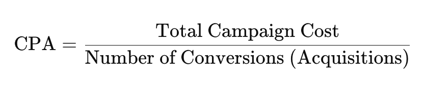 CPA formula