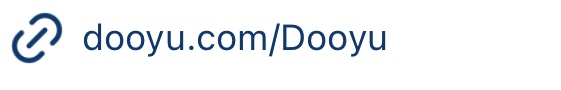 Example of a Link in Bio, in this case, the Dooyu link.