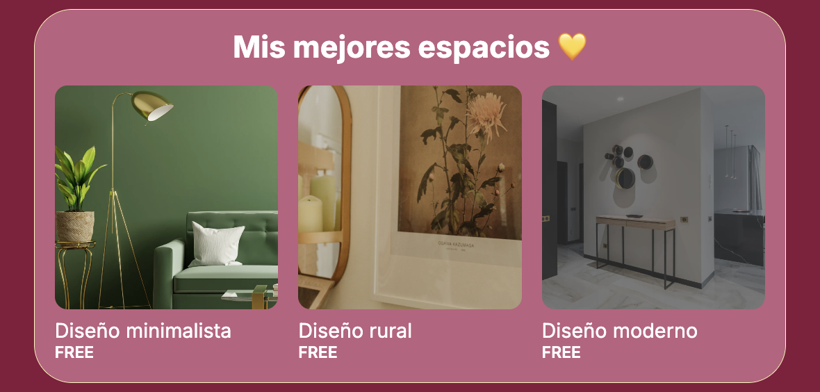 Ejemplo de productos digitales dentro de la plataforma de Dooyu.