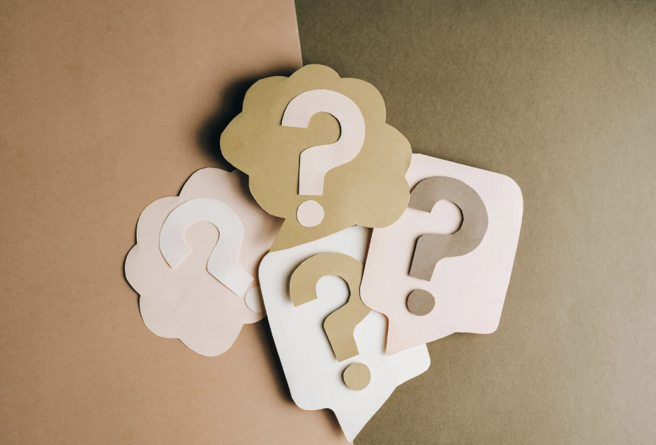 Image with question marks