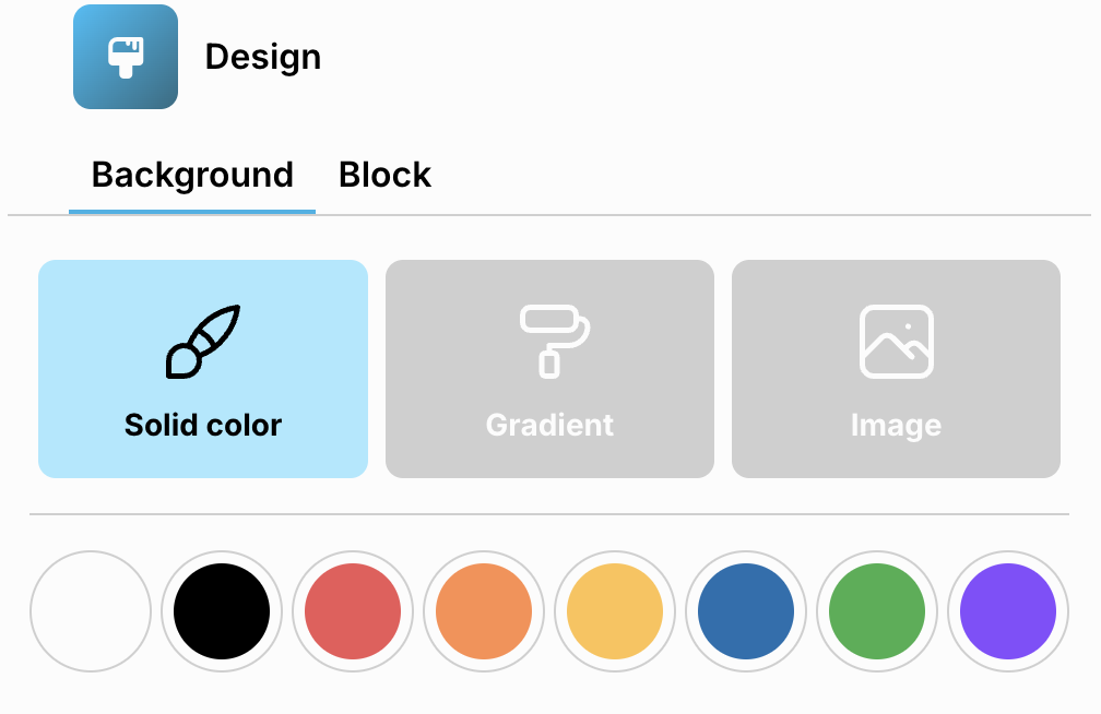 Image of the customization section, where there are tools to adjust the style and design of your website.